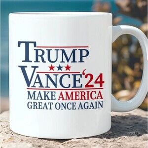 Trump Vance 2024 Election Make America Great Once Again Coffee Mug 11z oz Gift